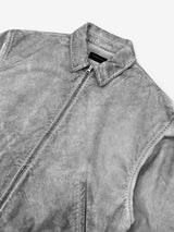 ウォッシュドジップアップジャケット / Washed Zip Jacket - Grey