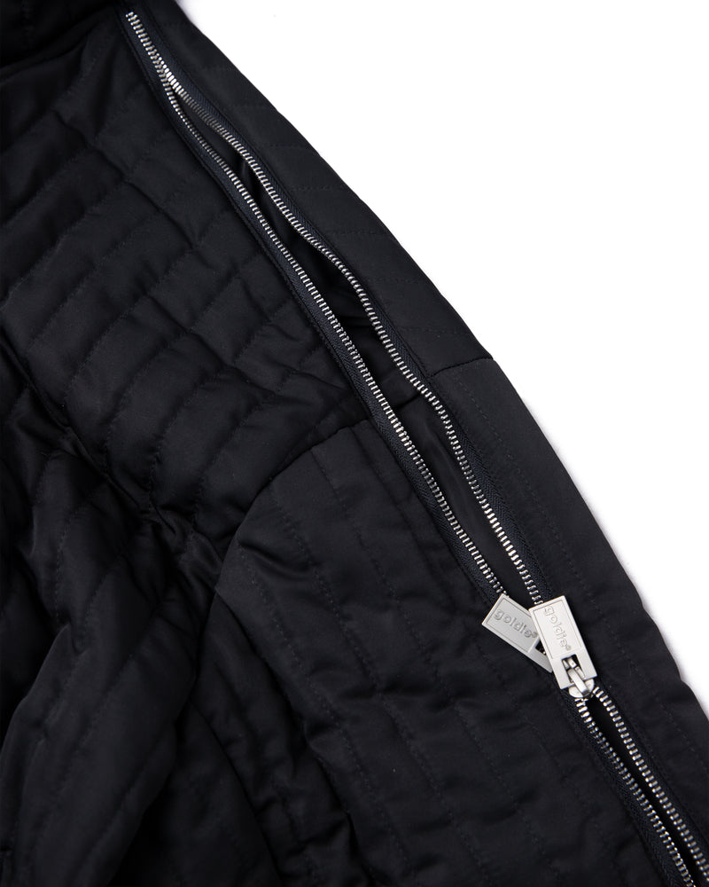 MULTI ZIPPER QUILTED BOMBER JACKET
