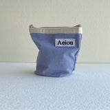 Aeiou Basic Pouch (M size)Blueberry