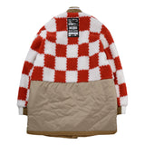 [UNISEX] Reversible Wool-Blend Varsity Coat (Brown) (6656669909110)