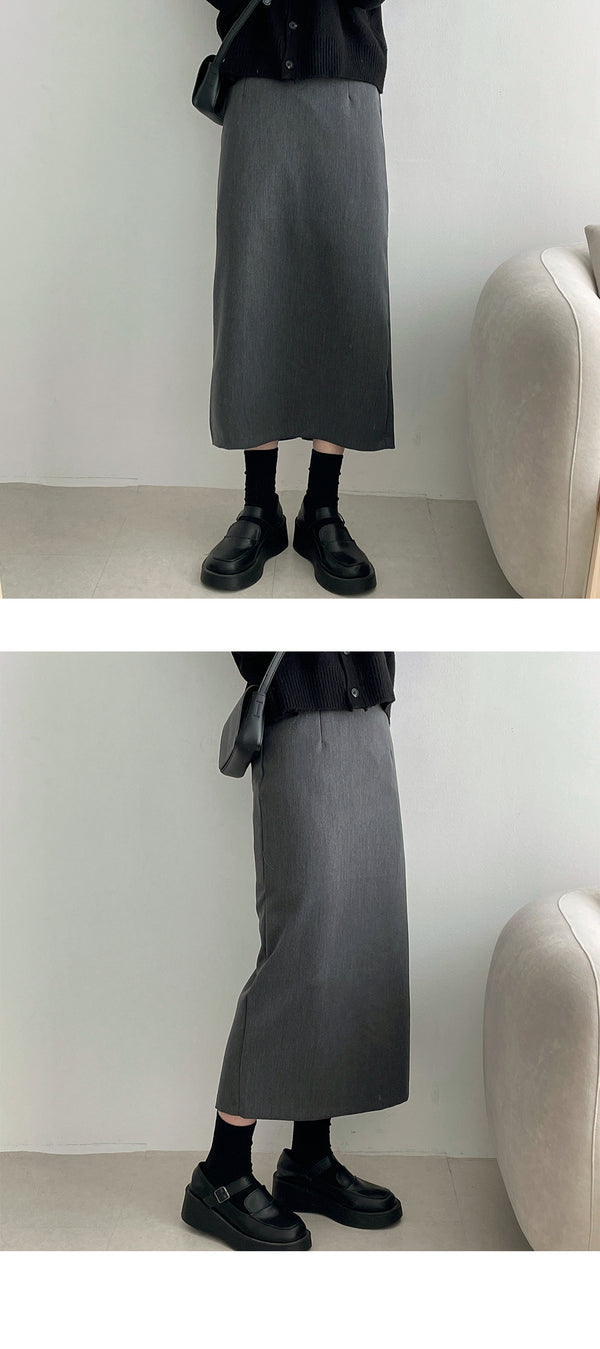 ビランバックオープンロングスカート / Viran back open long skirt