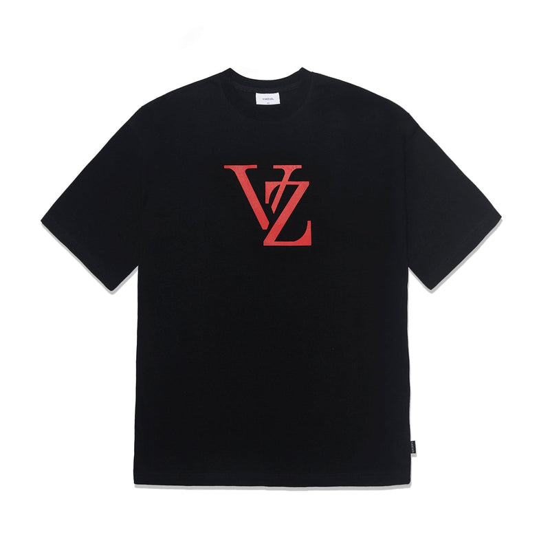 モノグラムレッドビックロゴTシャツ/Monogram Red Big Logo T-Shirts Black