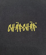 チャップレタリングTシャツ / Chap lettering tee(Black)