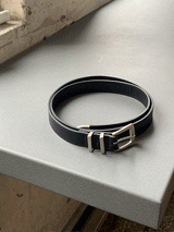 カウハイドミニマルベルト / Cowhide minimal belt
