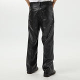 zipper leather slacks (6632169635958)