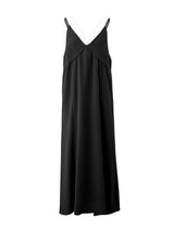 バックポイントレイヤードドレス/Back point layered dress - Black
