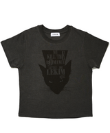 LEKIM DEVILL CAT T-SHIRT PIGMENT BLACK (WOMAN)