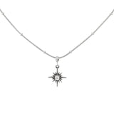 Cubic Star Snake Chain Necklace