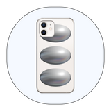 silver egg case