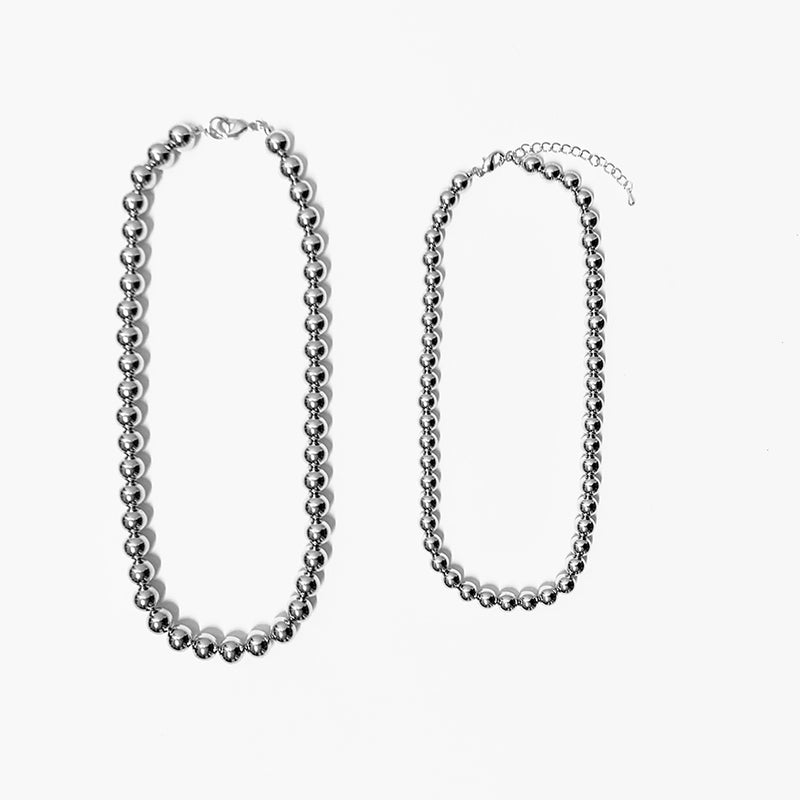 Mild ball chain necklace set (6561833353334)