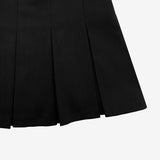 ドビンウーレンプリーツスカート / Dobbin woolen pleated skirt