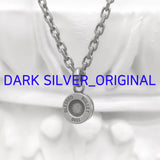 バレットバック ネックレス / Bullet Back Necklace_dark silver