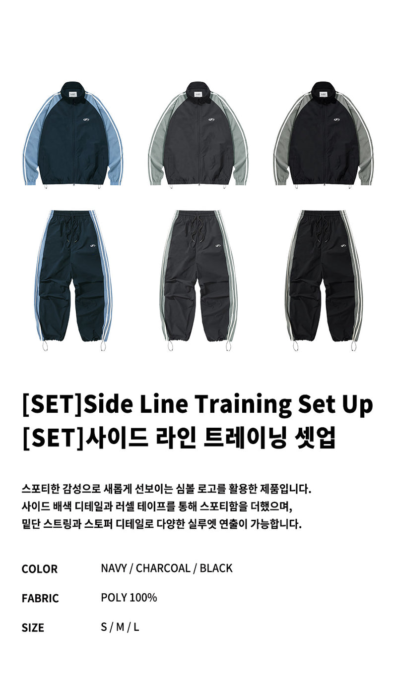 [SET]Side Line Training Set Up-Navy