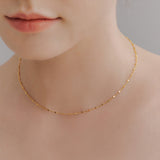 スターライクイタリアチェーンネックレス / starlike italy chain necklace