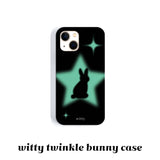 ウィッティトゥインクルバニーアイフォンケース / witty twinkle bunny phone case (mint star)