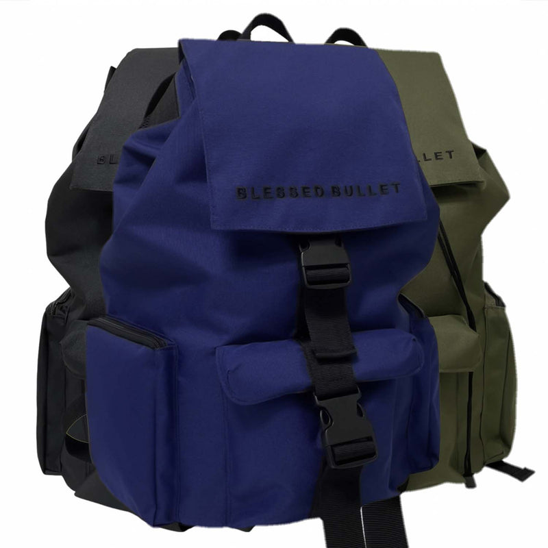 [BLESSEDBULLET]technical multi backpack_black/coating black (6584719016054)