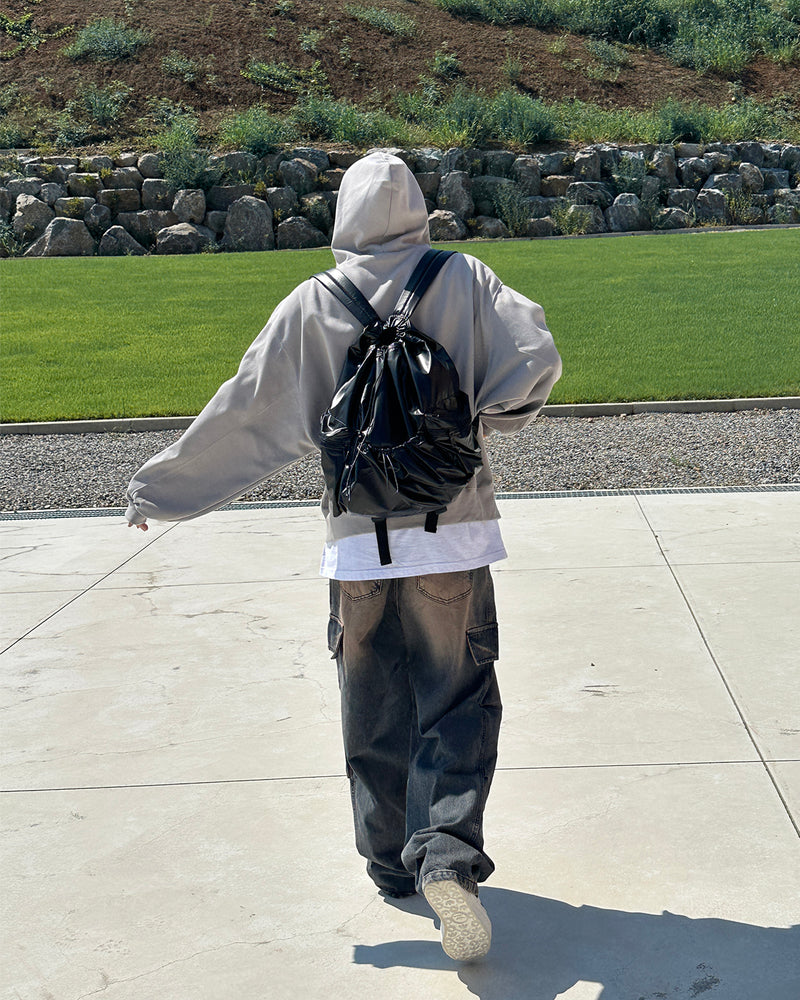 Glossy String Backpack