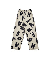 Pattern sweat pants ( BEIGE ) (6626182758518)