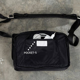 5-Pocket Crossbody Bag (Black)
