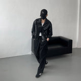 レザークロップドジャケット / UI leather cropped jacket