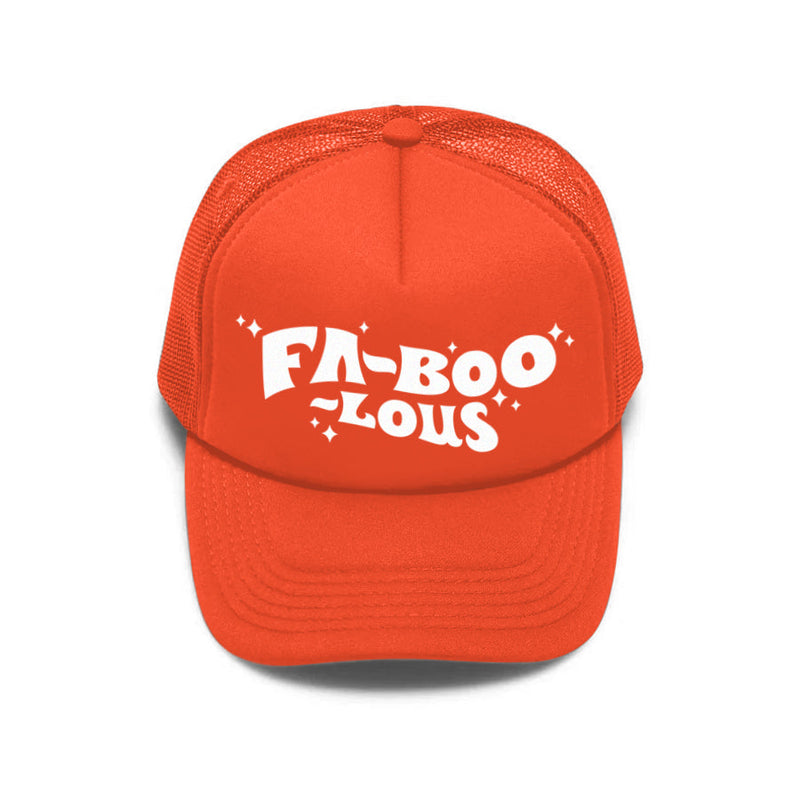 ファボラストラッカーキャップ/FABOOLOUS TRUCKER HAT (2 COLORS) - MJN