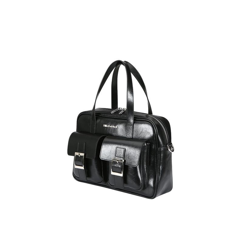 PKミドルショルダーバッグ / PK Middle Shoulder Bag (black)
