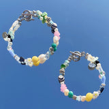 マルチ ビーズ ブレスレット / multi beads bracelet 04