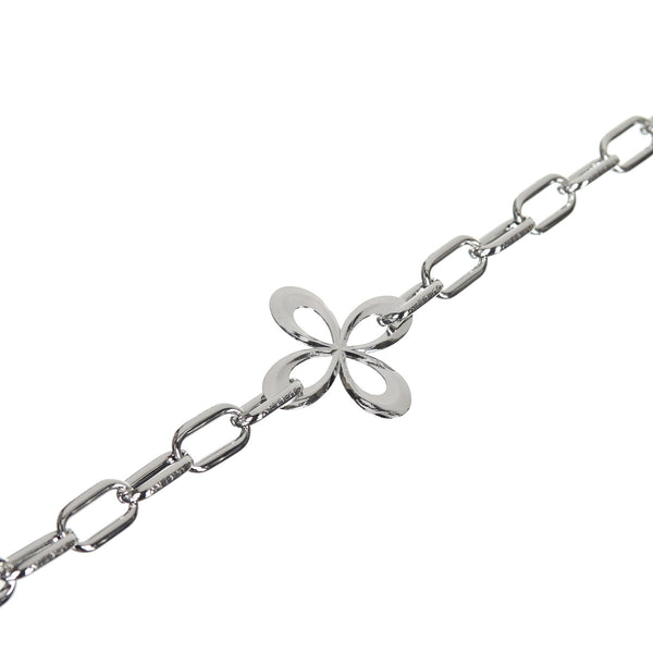 クローバーボールドチェーンネックレス / surgery clover bold chain necklace 'silver'