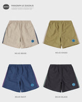paragraph Taping Blue Patch Shorts 4color (6569476063350)