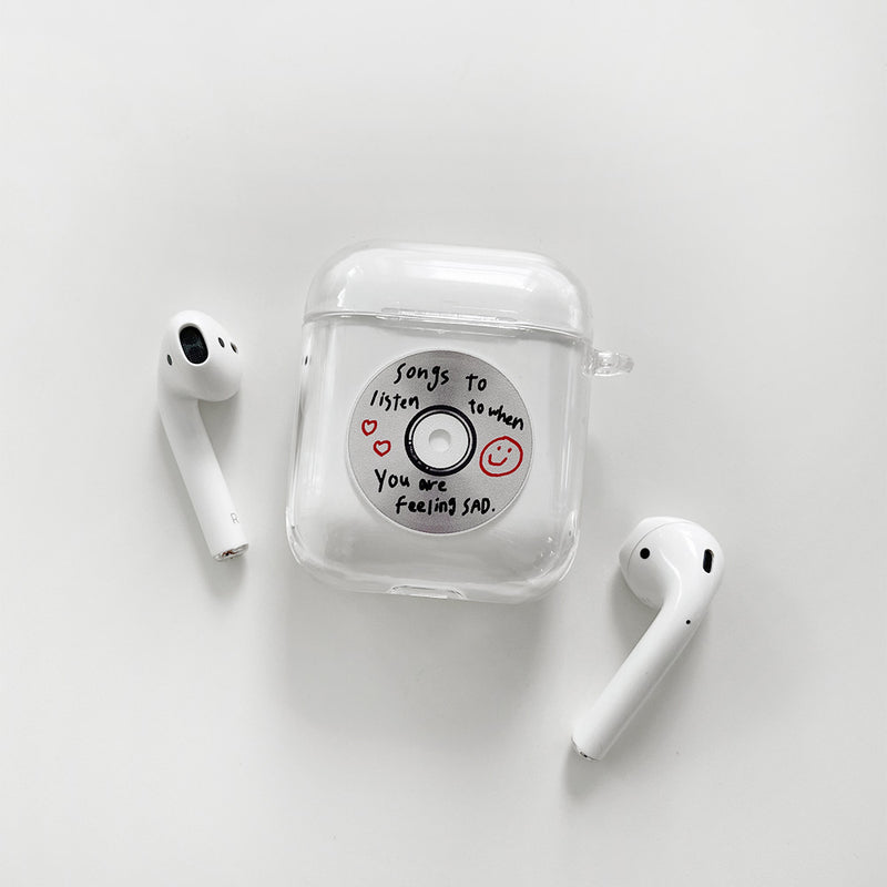 My Vintage Airpods Case -Clear (for 1,2,3 Pro) (6685218865270)