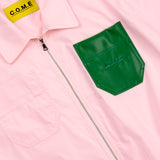 ショートスリーブボンバージャケット/[UNISEX] Short Sleeve Bomber Jacket (Pink)