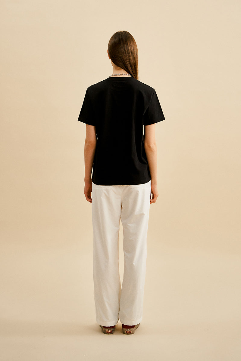 スモールチェリースタンダードTシャツ／SMALL CHERRY STANDARD T-SHIRT [BLACK]