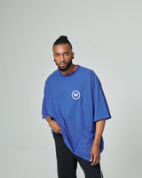 I Diff Logo Oversize T-shirts (Blue) (6555050115190)