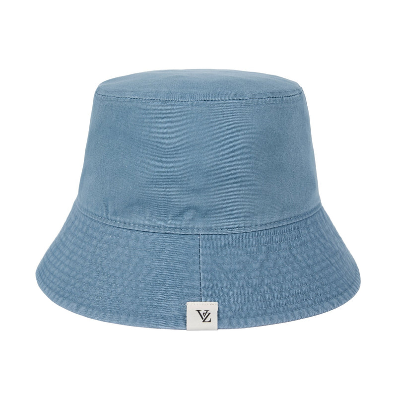 ラベルピグメントバケットハット / Monogram Label Pigment Bucket Hat Blue