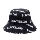 ホライゾン ブリーチ リバーシブル プレート バケットハット / BBD Horizon Bleached Reversible Plate Bucket Hat (Black)