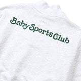 [Call Me Baby] Baby Sports Club  Half-Zip Pullover (Light grey) / ハーフジッププルオーバー (Light grey) (6627532570742)