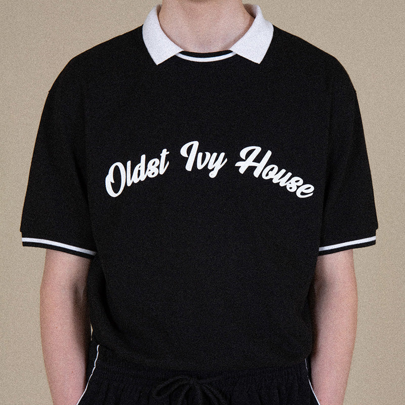 オールドアイビー・クラシックカラーハーフTシャツ/Old Ivy Classic Collar Half T-shirt (3color)