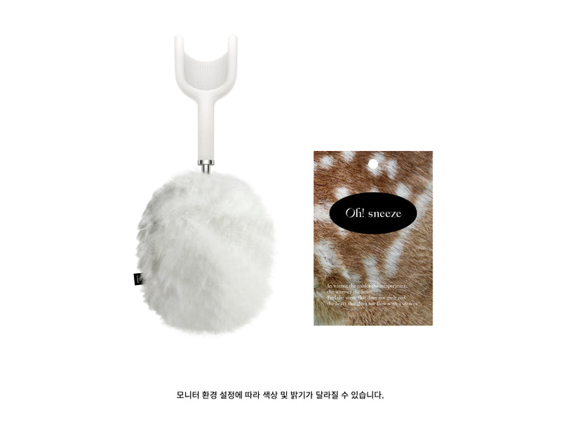 フラッフィーファーケース / fluffy fur case_ white