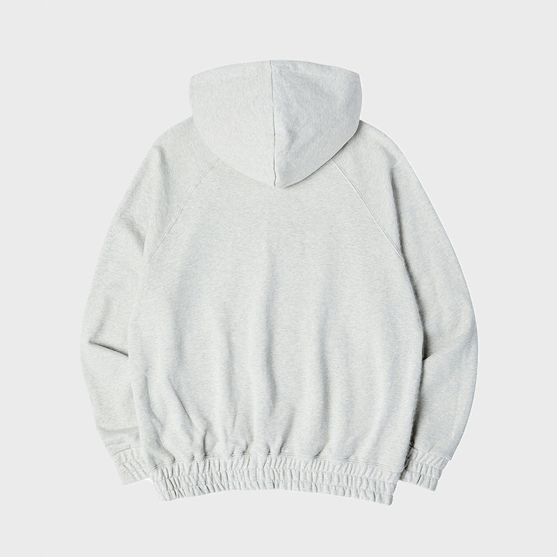 GRIFFITH BANDING HOODIE (GREY) (6604050137206)