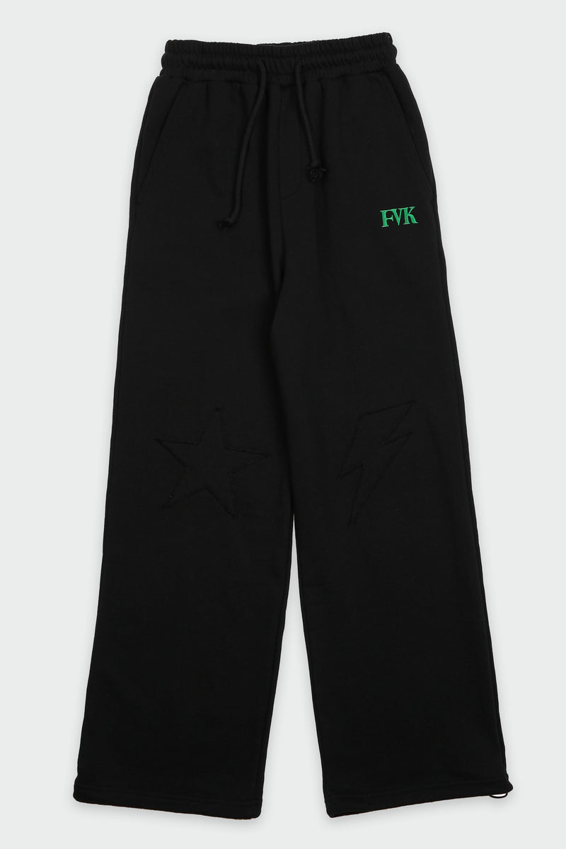 パッチスウェットパンツ/Patch sweatpants(black)