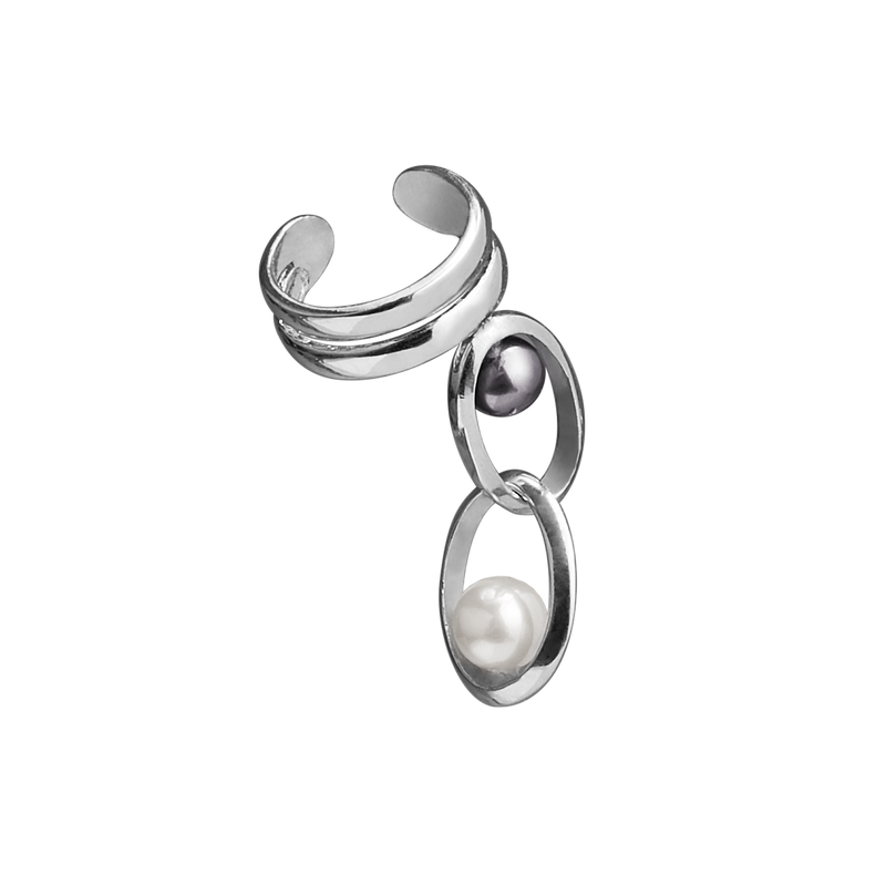 ETERNAL pearl earcuff -Single piece- (4630608314486)