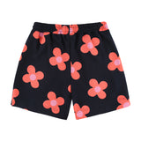 Pink flower pattern Shorts [Navy] (6535252082806)