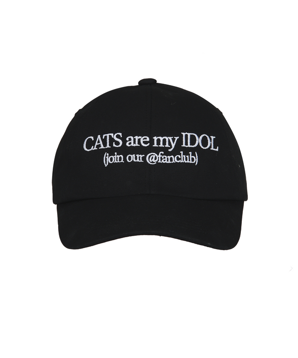 キャッツアーマイアイドルキャップ / CATS ARE MY IDOL CAP_BLACK
