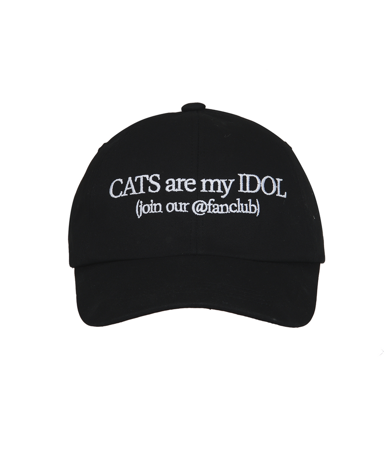 キャッツアーマイアイドルキャップ / CATS ARE MY IDOL CAP_BLACK