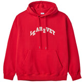 LE AREVEY ARCH LOGO HOODIE RED