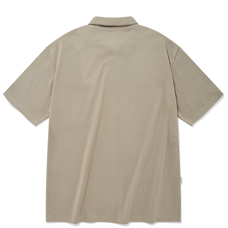 オーバーフィットPKシャツ/SP OVER FIT PK SHIRTS-BEIGE