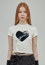 ハートクラウドTシャツ/HEART CLOUD T-SHIRT