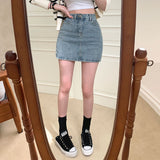 デイリーデニムミニスカート / [2color] Daily Denim Mini Skirt