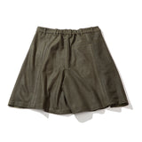 leather tuck shorts (6554481459318)