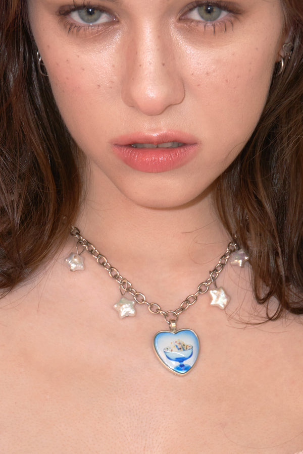 DAILY ROUTINE BLUE NECKLACE